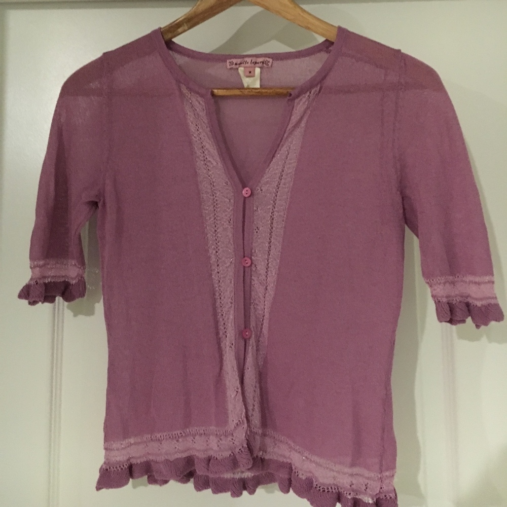 Sweet-N-Sexy Sheer Sweater By Nanette Lapore